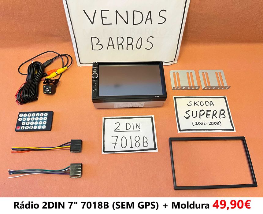 Rádio 2DIN • SKODA SuperB (2002 até 2021) • Android GPS [4+64GB]
