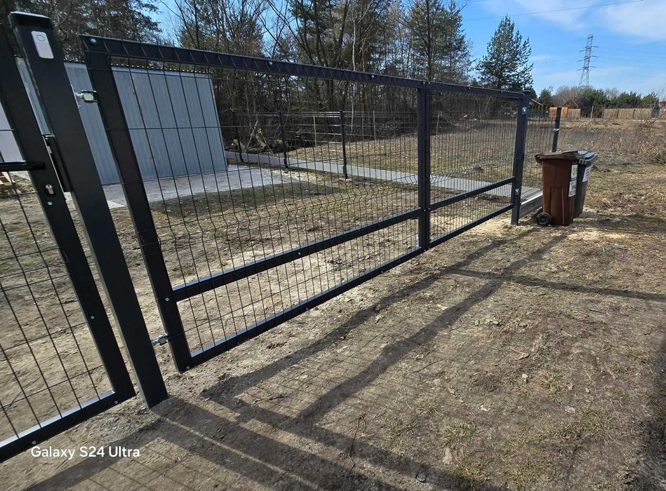 Brama Panelowa 3d. Furtki. Ogrodzenie panelowe