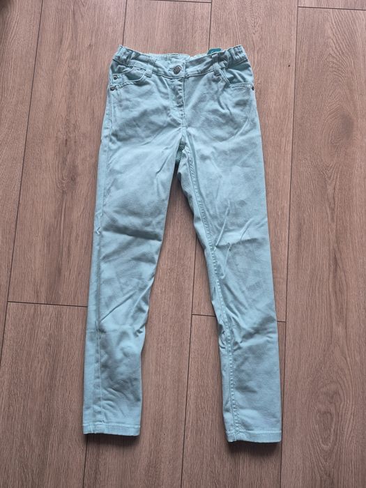 Spodnie miętowe rozm.134