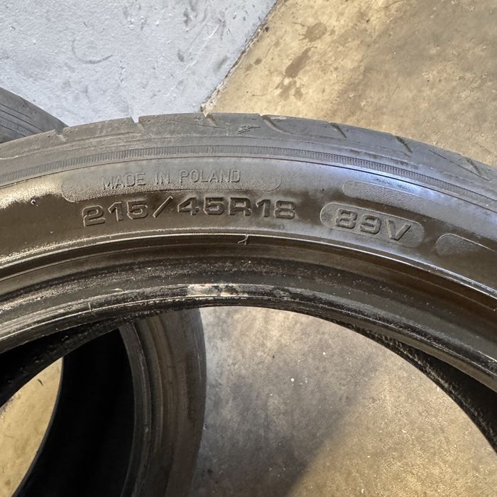 2 шт літні 215/45/18 goodyear eagle f1