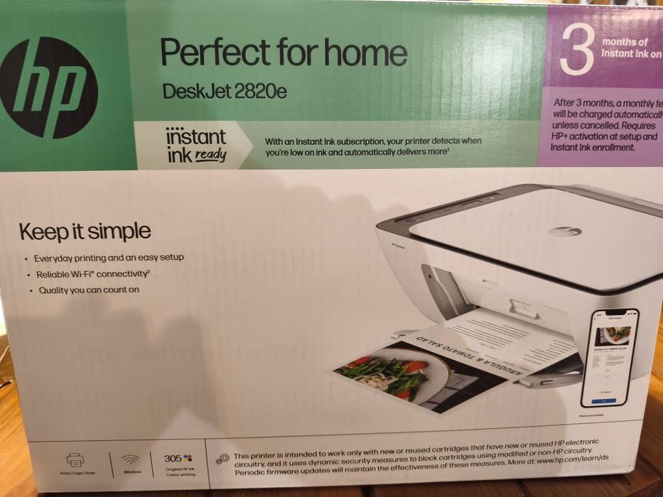 Impressora hp 2820 de 8/2025. Preço igual ao dos tinteiros novos