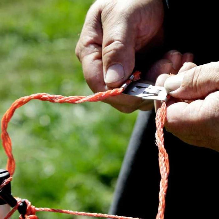 Siatka dla owiec elektryczna OviNet 50m, 90 cm, poj szpic pomarańczowy