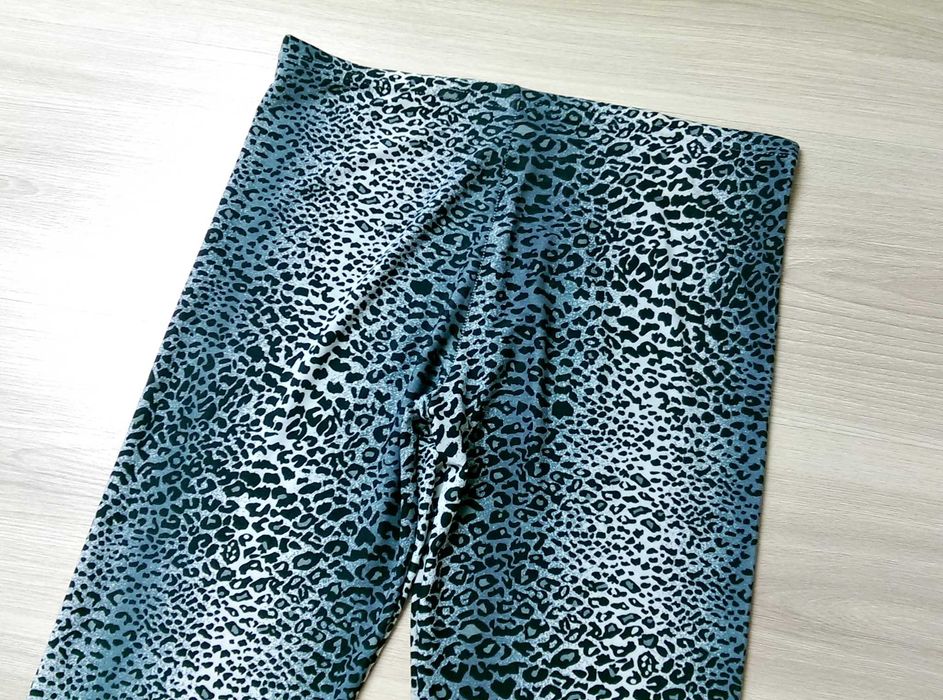 Legginsy leginsy panterka szare getry