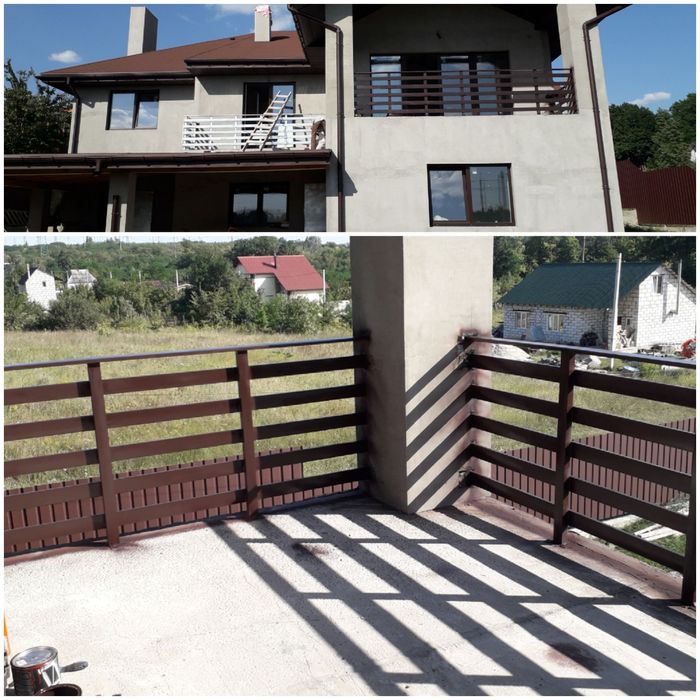 Перило (бильце),ограждение (поруччя) балконов и террас