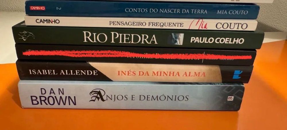 Livros, Mia Couto, Isabel Allende, Paulo Coelho…