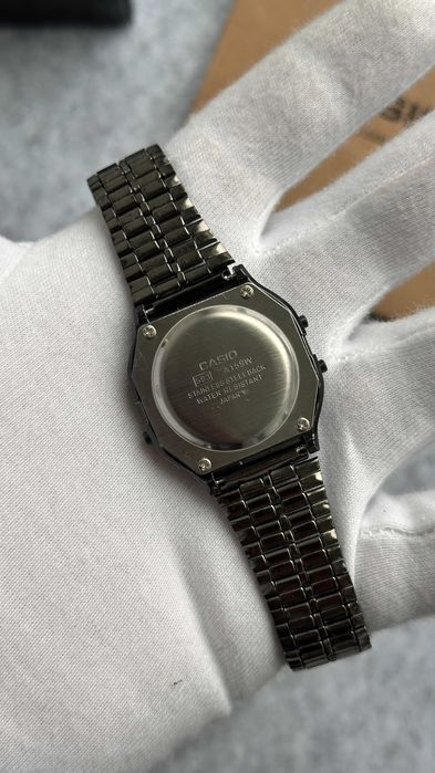Годинник Casio Vintage A159 Total Black | касіо A168 | часы касыо A159