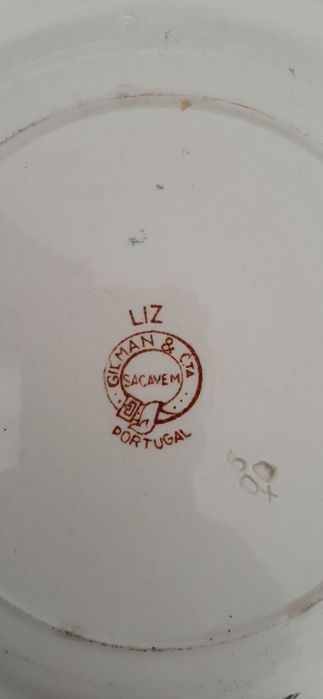 Pratos antigos - Loiça de Sacavém