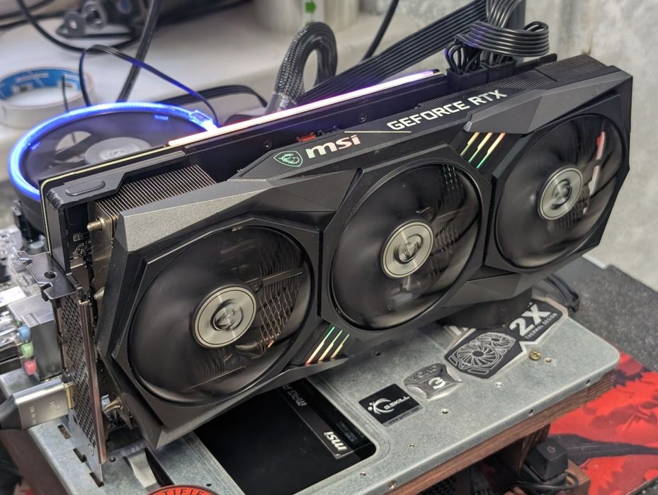 Топова! Відеокарта MSI GAMING Z Trio RTX 3060Ti 8GB (GDDR6) Гарантія