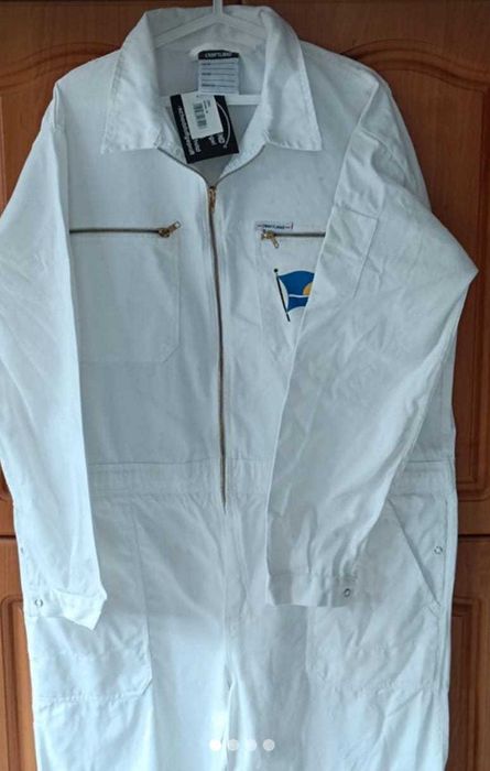 biały kombinezon roboczy rozm. 60