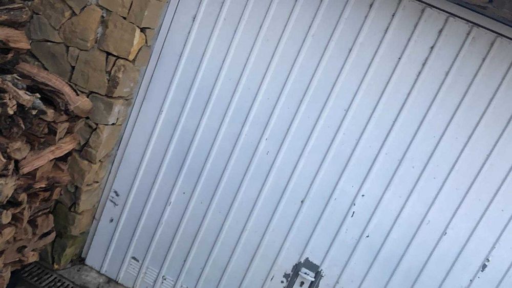 Portão de garagem basculante manual 2,52 x 2,20 m