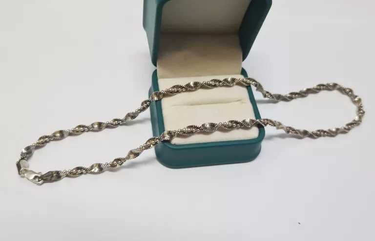 srebrny łańcuszek  14,44G P925 DŁ44CM
