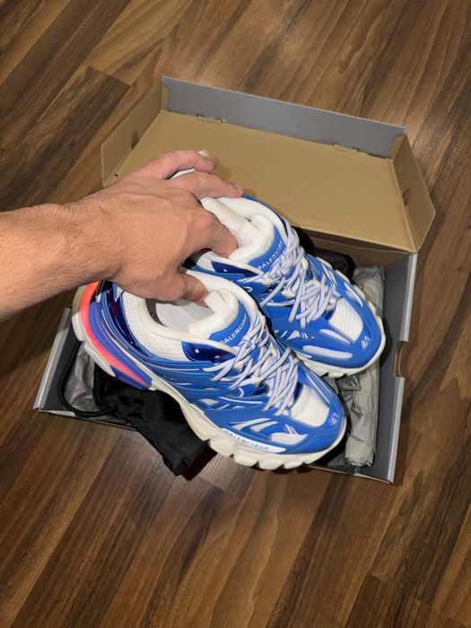Balenciaga Track Led White Blue