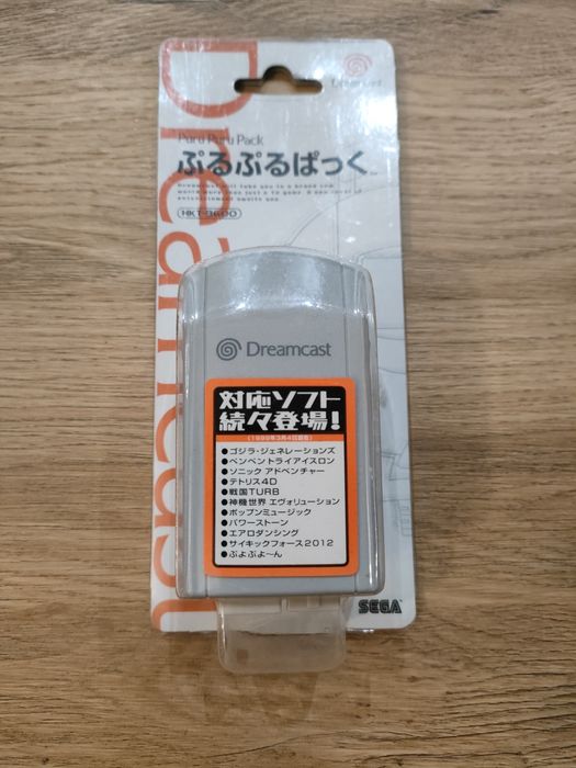 Dreamcast oryginalny moduł z wibracjami HKT-8600, box