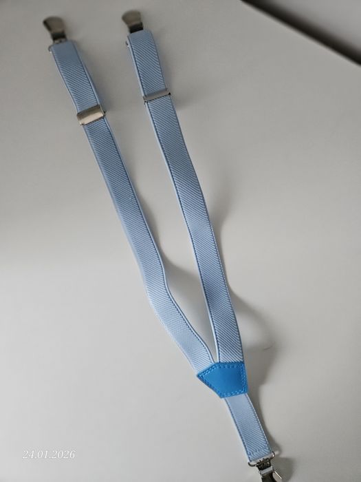 szelki chłopięce błękitne regulowane nowe