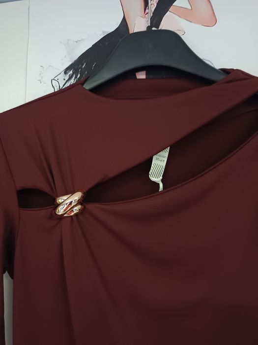 Bluzka damska Lamiar hit viral style new hot Basic must have retro v