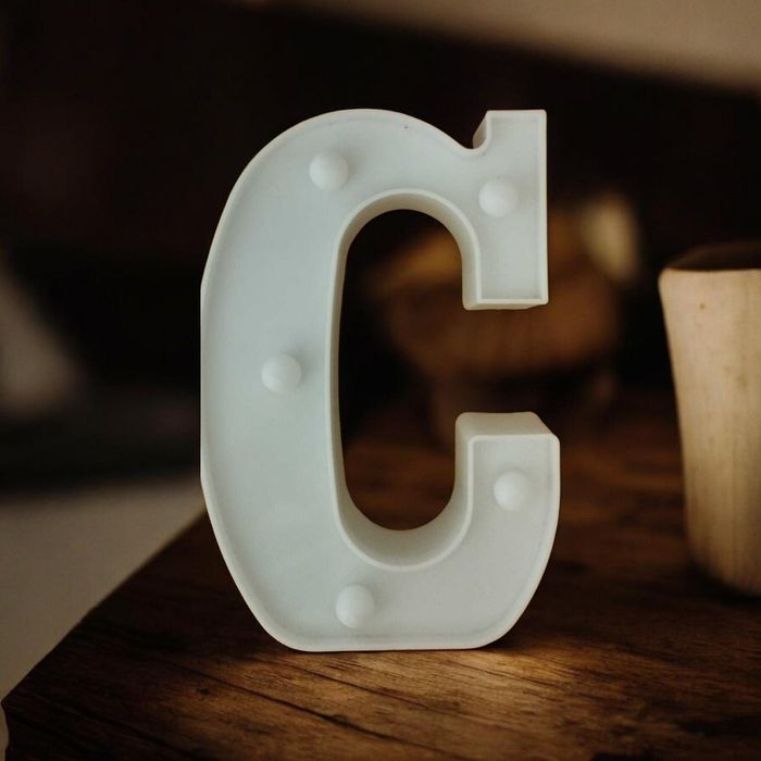 Letra Decorativa Luminosa "C"