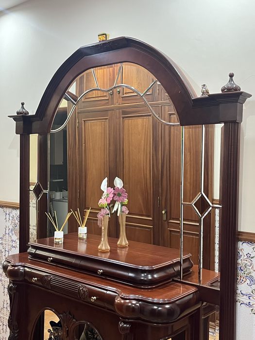 Móvel de Hall de Entrada em Madeira – Excelente Estado