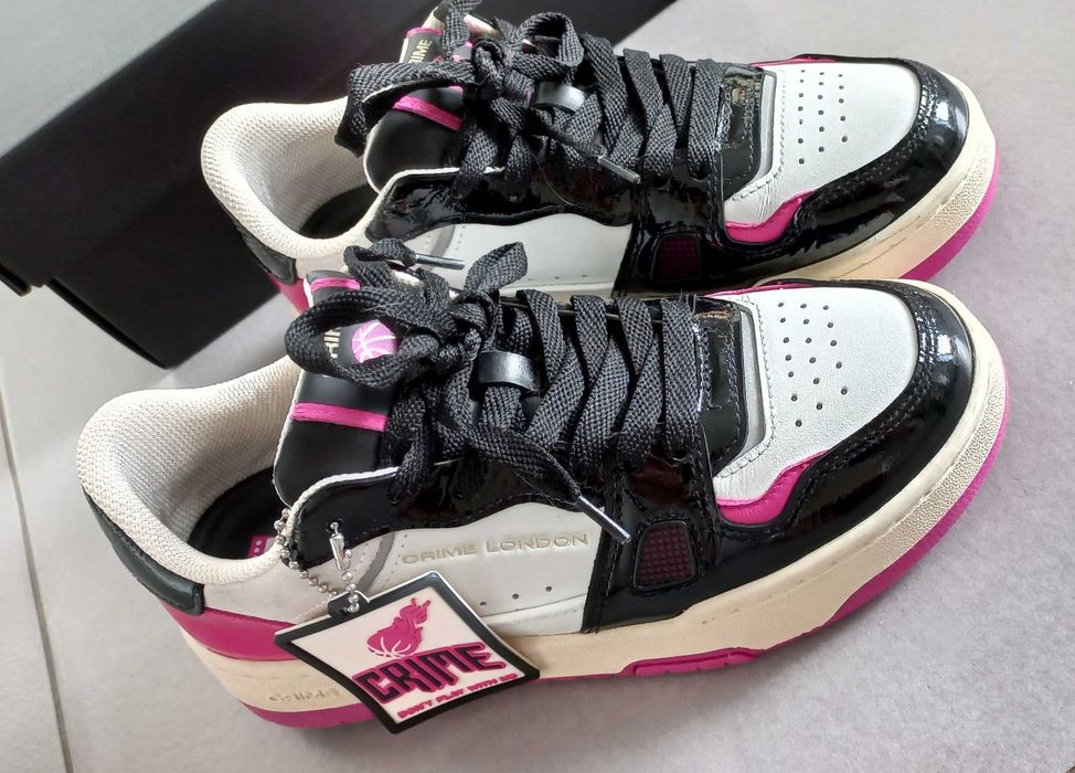 Ténis Crime London em Pele 36