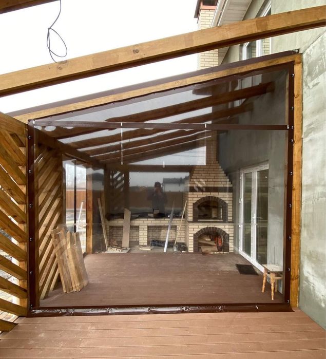 Мʼякі вікна Чернівці - штори з плівки пвх, рідкі вікна Чернівці