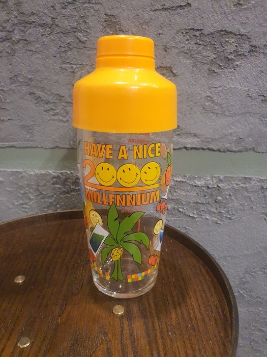 Kolekcjonerski szklany shaker szejker  do koktajli