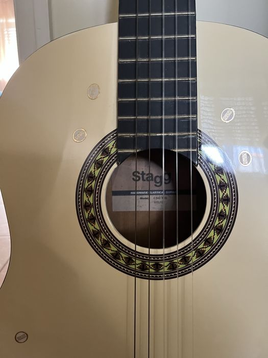Guitarra Stagg Branca
