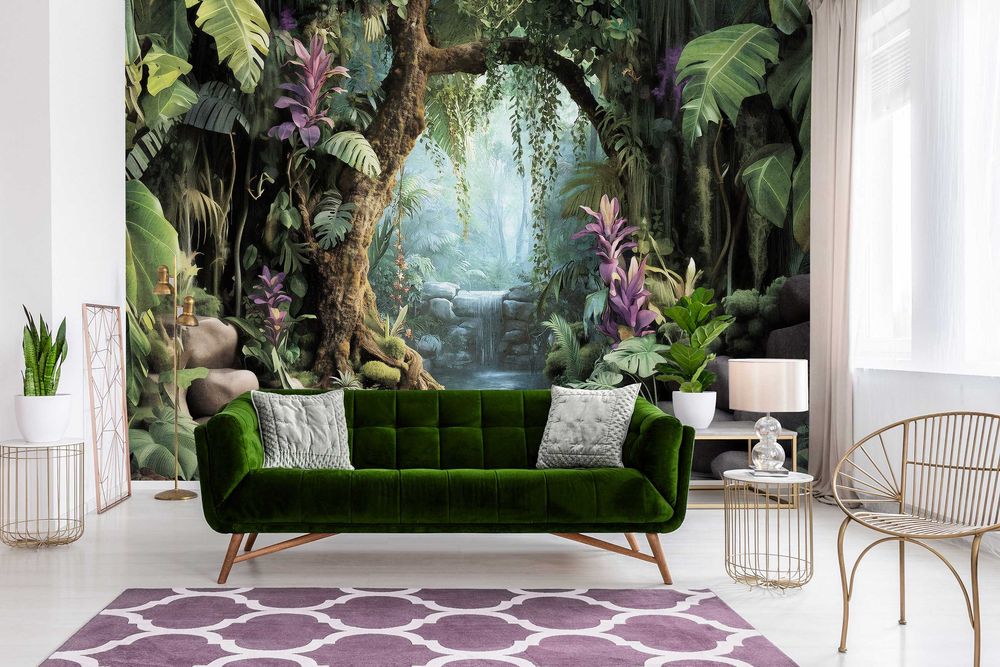 Fototapeta Dżungla Las Natura Bajka Kolory 3D Twój Rozmiar + KLEJ