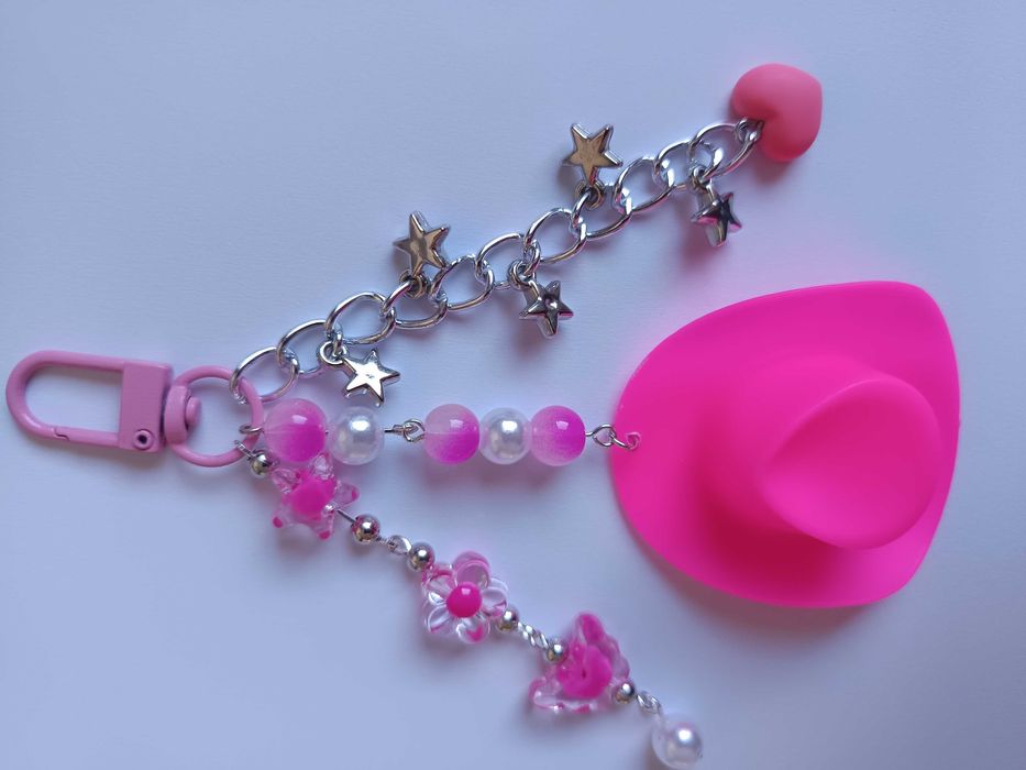 Brelocze różowy zapraszam