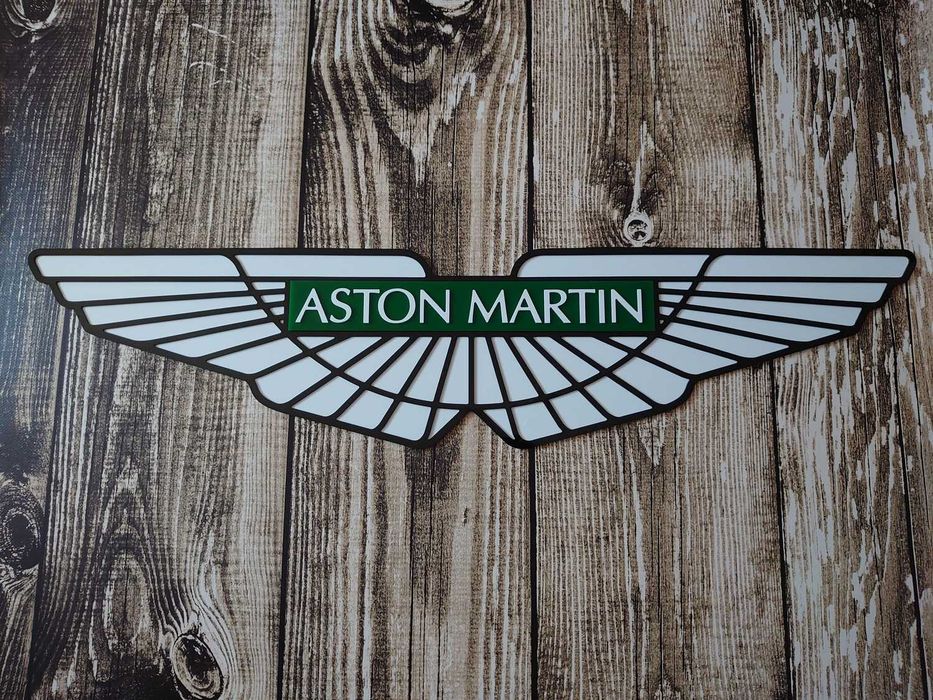Aston Martin logo szyld na ścianę prezent urodzinowy dla chłopaka męża