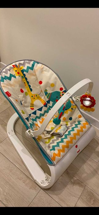 Polecam! Wibrujący leżaczek bujaczek Fisher Price