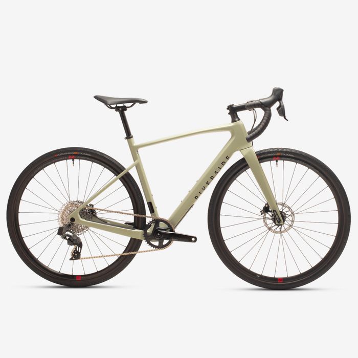 BICICLETA DE GRAVEL EM CARBONO RIVERSIDE GCR SRAM RIVAL ETAP