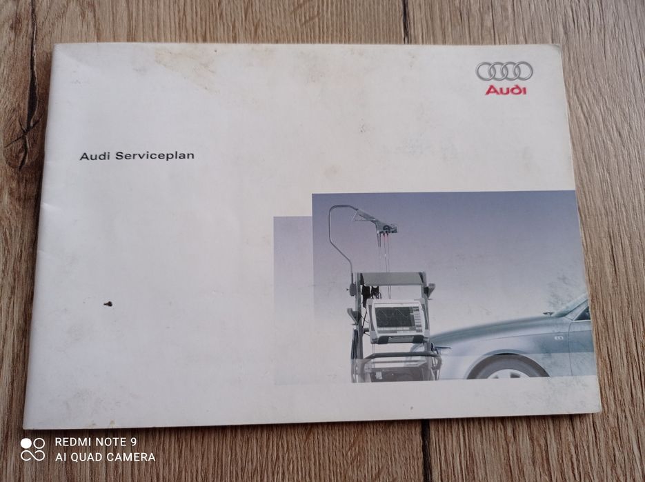 Książka serwisowa audi