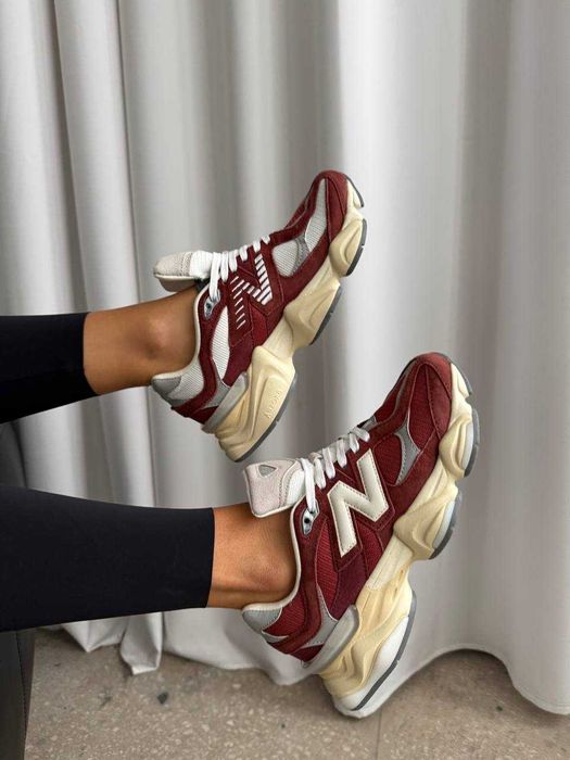 ‼️РОЗПРОДАЖ 36-45‼️ New Balance 9060 Washed Burgundy
