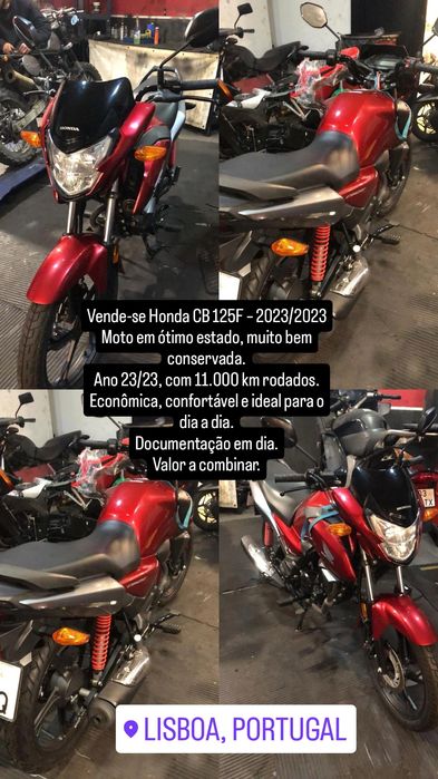 Mota cb125f honda