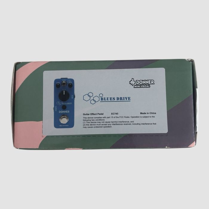 Pedal de Efeitos Donner Blues Drive Overdrive para Guitarra Novo