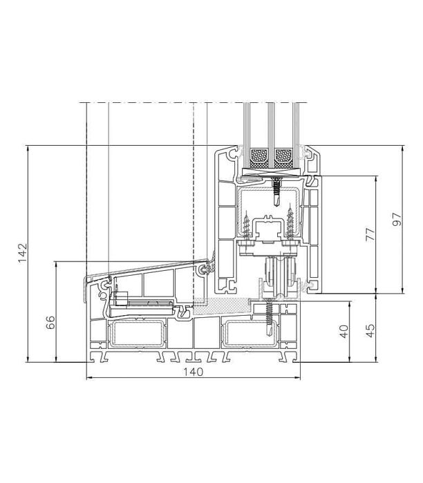Drzwi HST Smart Slide ALUPLAST