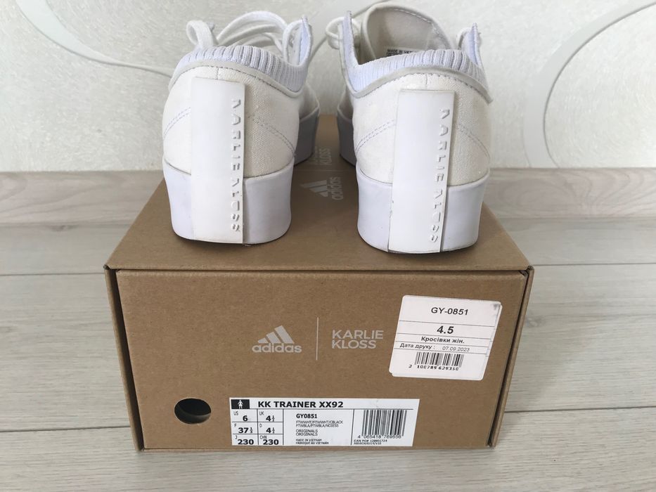 Жіночі кросівки кеди Adidas KARLIE KLOSS KK TRAINER XX92 на платформі