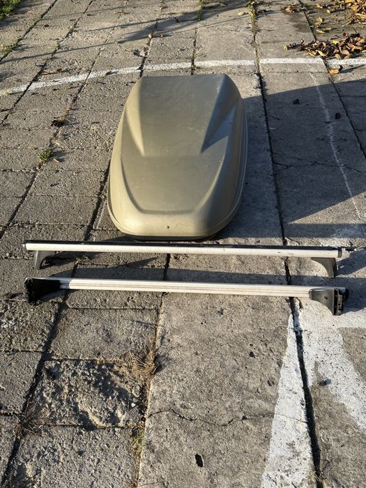 Bagażnik dachowy belki+trumna.