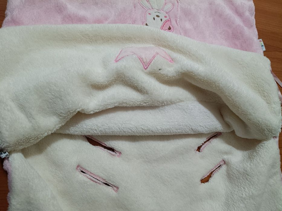 Saco de Dormir / ninho bebé/ gigoteuse para Carrinho passeio/ ovo marca Fruto Doce 75x40 (como novo)