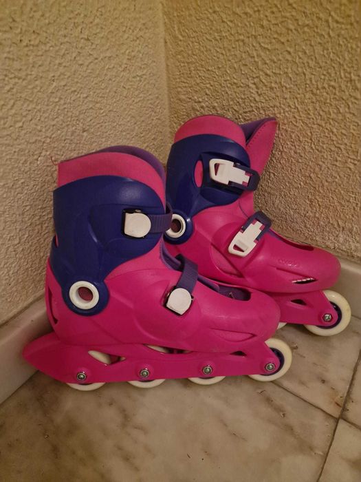 Patins Criança Oxelo + Protecções + Capacete