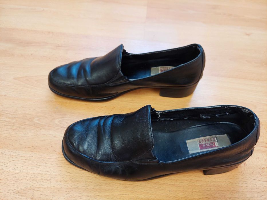 Туфлі жіночі чорні шкіряні 41 р.