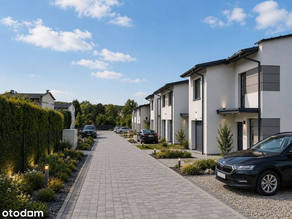 Tychy, ul. Wąska - Dwie ostatnie wolne szeregówki z dużymi ogrodami