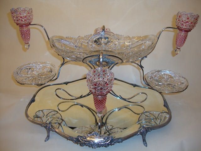 Grande Centro de mesa em Cristal de Murano