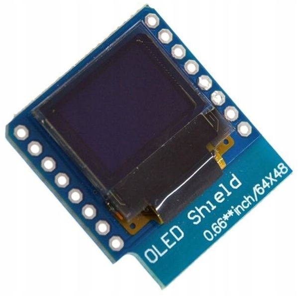 Wemos OLED Shield 0.66" SSD1306 I2C D1 mini