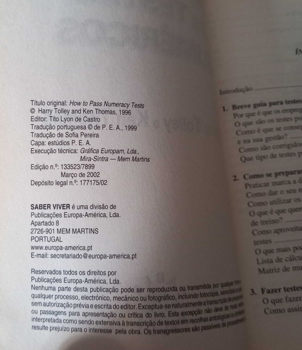 How to Pass Harry Tolley's Numerical Tests64741029603457121