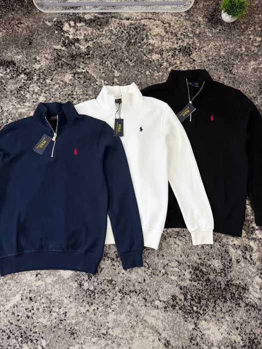 ‼️NEW‼️БЕЗ ПРЕДОПЛАТ‼️Мужская кофта полу замок 1/3 поло Polo Ralph Lauren | полу зип поло Ральф | 1/3 polo Ralph Lauren | полу замок поло Ральф |