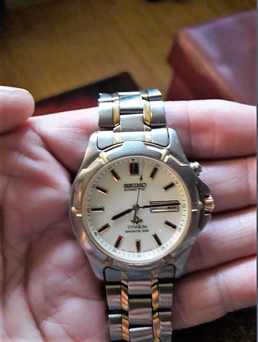 Zegarek "SEIKO-Automatic-Kinetic-100-Titanium" Tytanowy ! Unikatowy !