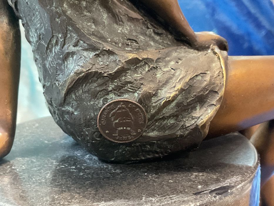 Escultura bronze 11x28 cm