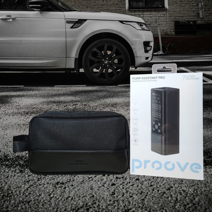 Автомобільний насос Proove Pump Assistant Pro 120W 7500mAh+ органайзер
