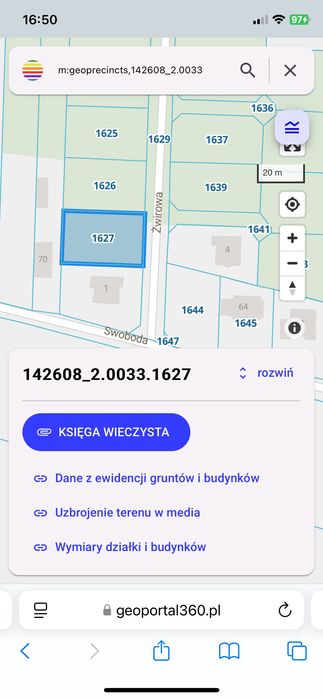Działka budowlana uzbrojona Kol. Żelków 747m2 bezpośrednio