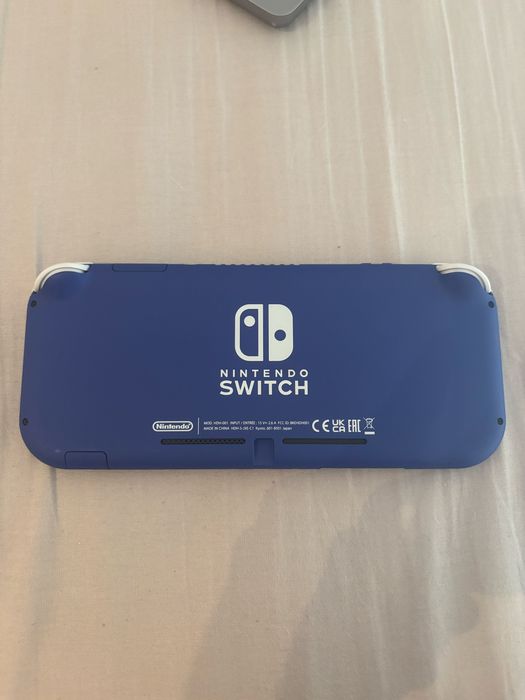Nintendo Switch Lite Azul + Cartão 256GB + Carregador Original